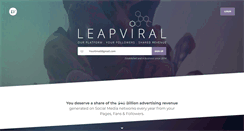 Desktop Screenshot of leapviral.com